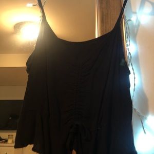 black tank top